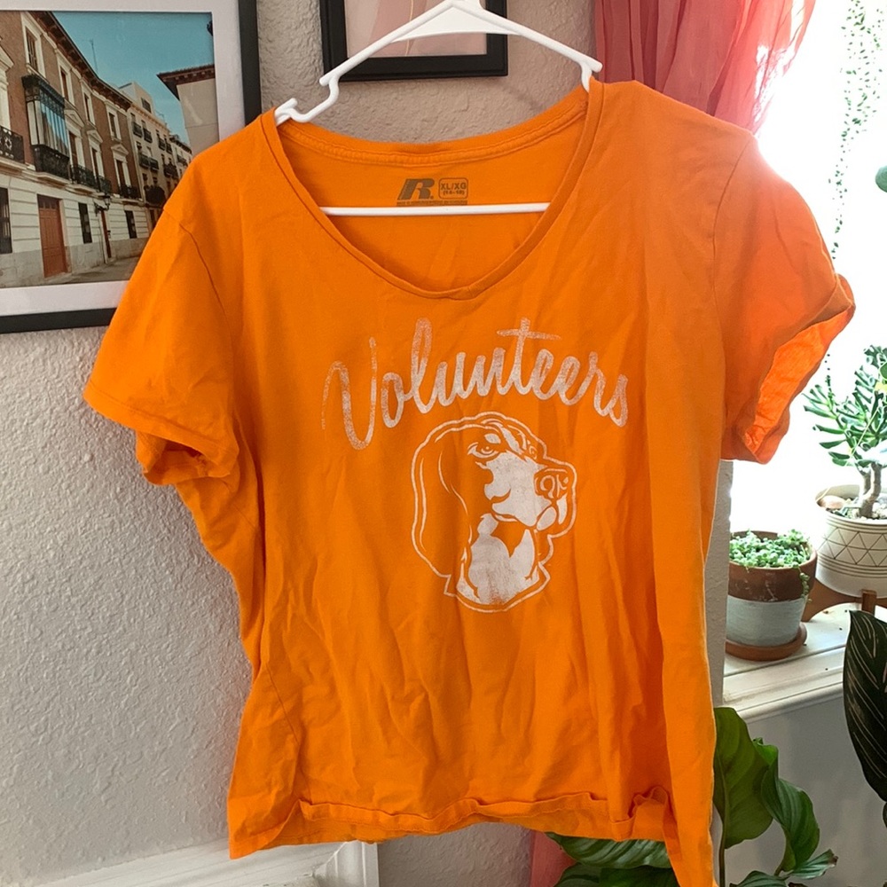 UT VOLS orange Smokey crop top